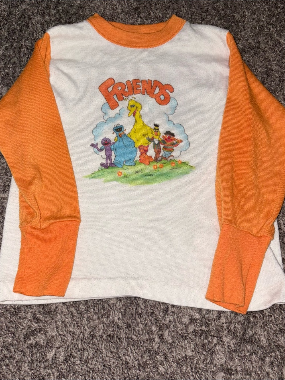 Vintage 70s early 80s JCPenney sesame’s street Character Long Sleeve